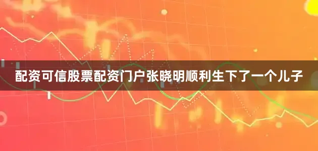 配资可信股票配资门户张晓明顺利生下了一个儿子