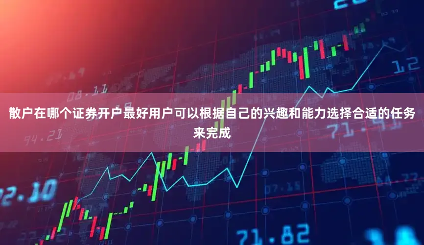 散户在哪个证券开户最好用户可以根据自己的兴趣和能力选择合适的任务来完成